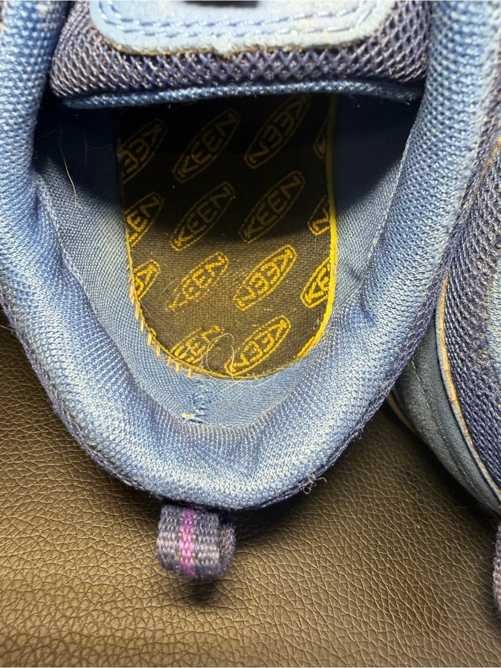 Keen Kids Light Blue Sneakers with Rainbow Accents